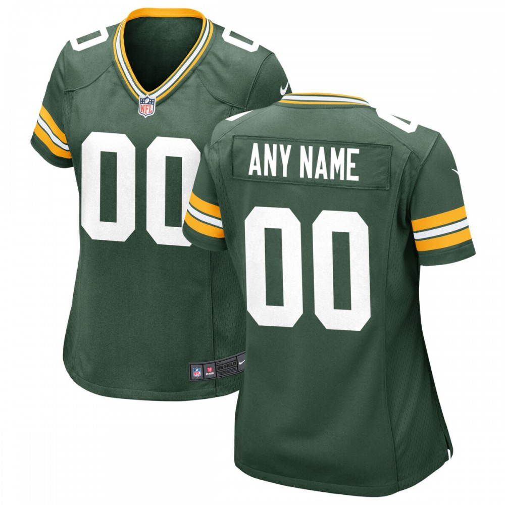 Green Bay Packers Nike Women's Custom Game Jersey - Green-Profan Arena